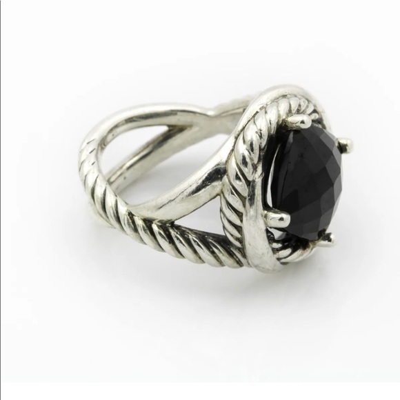 DAVID YURMAN * Black Onyx Infinity Ring - Picture 6 of 10